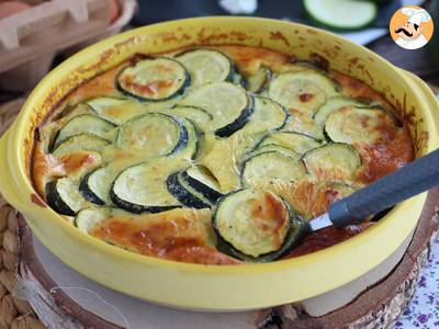 Courgette en geitenkaas clafoutis - foto 2