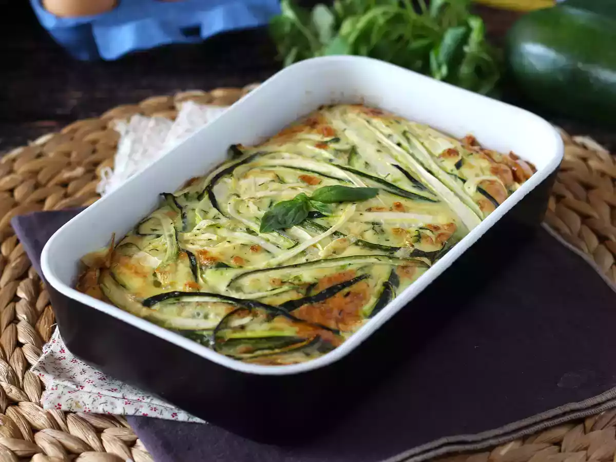 Courgette frittata
