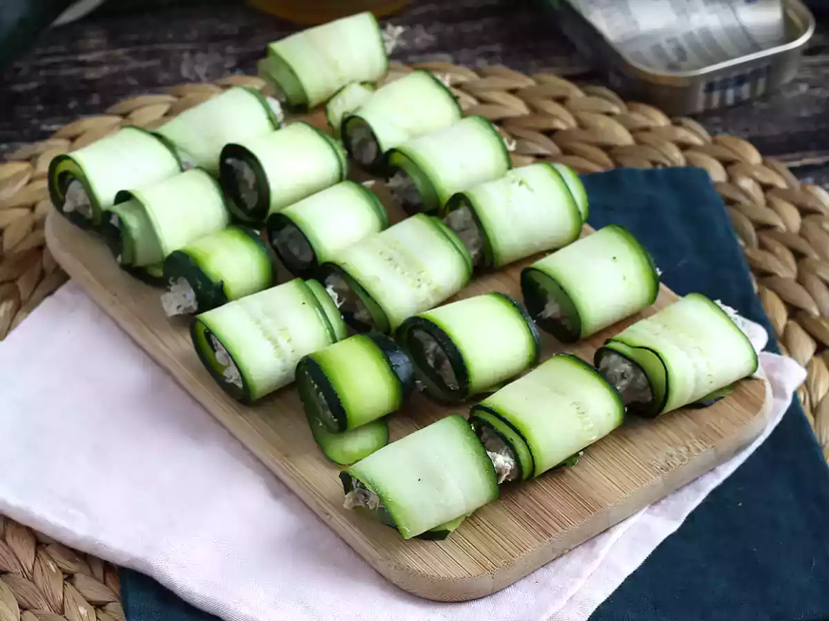 Courgette met sardines rolletjes - foto 4