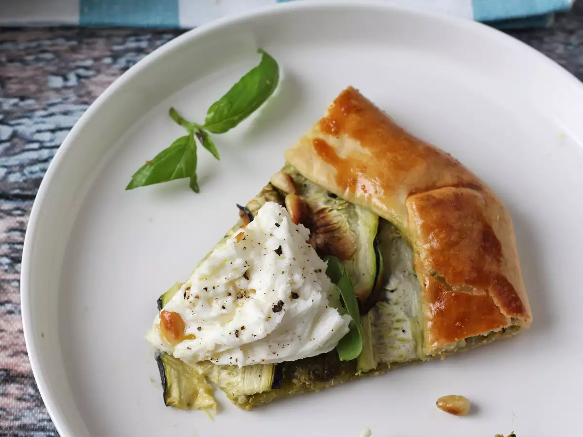 Courgette-pestotaart: een makkelijk recept dat naar de zomer smaakt! - foto 3