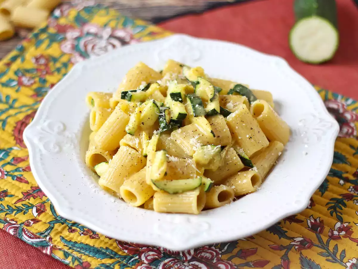Courgettecarbonara: een vegetarisch en heel eenvoudig recept