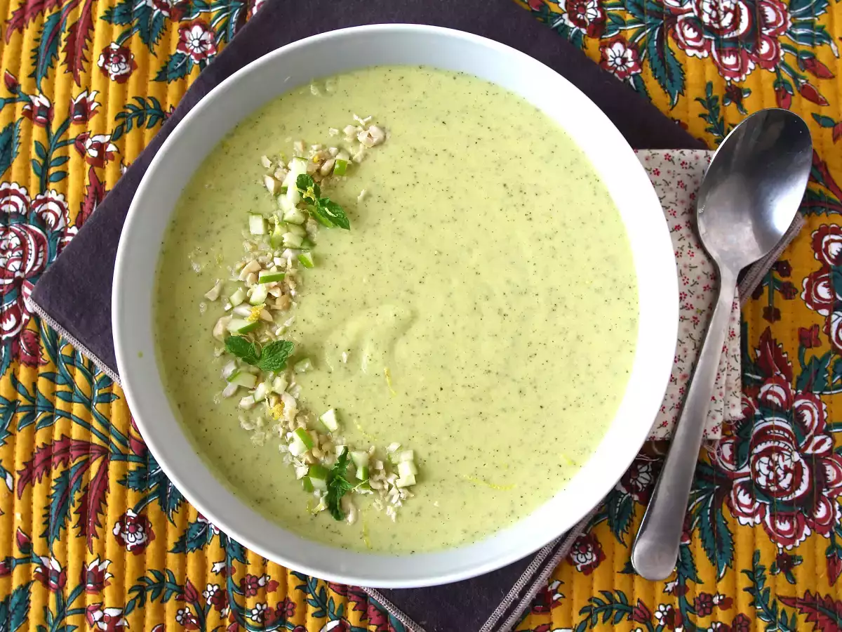 Courgettecrème met groene appel en yoghurt in 30 minuten klaar - foto 6