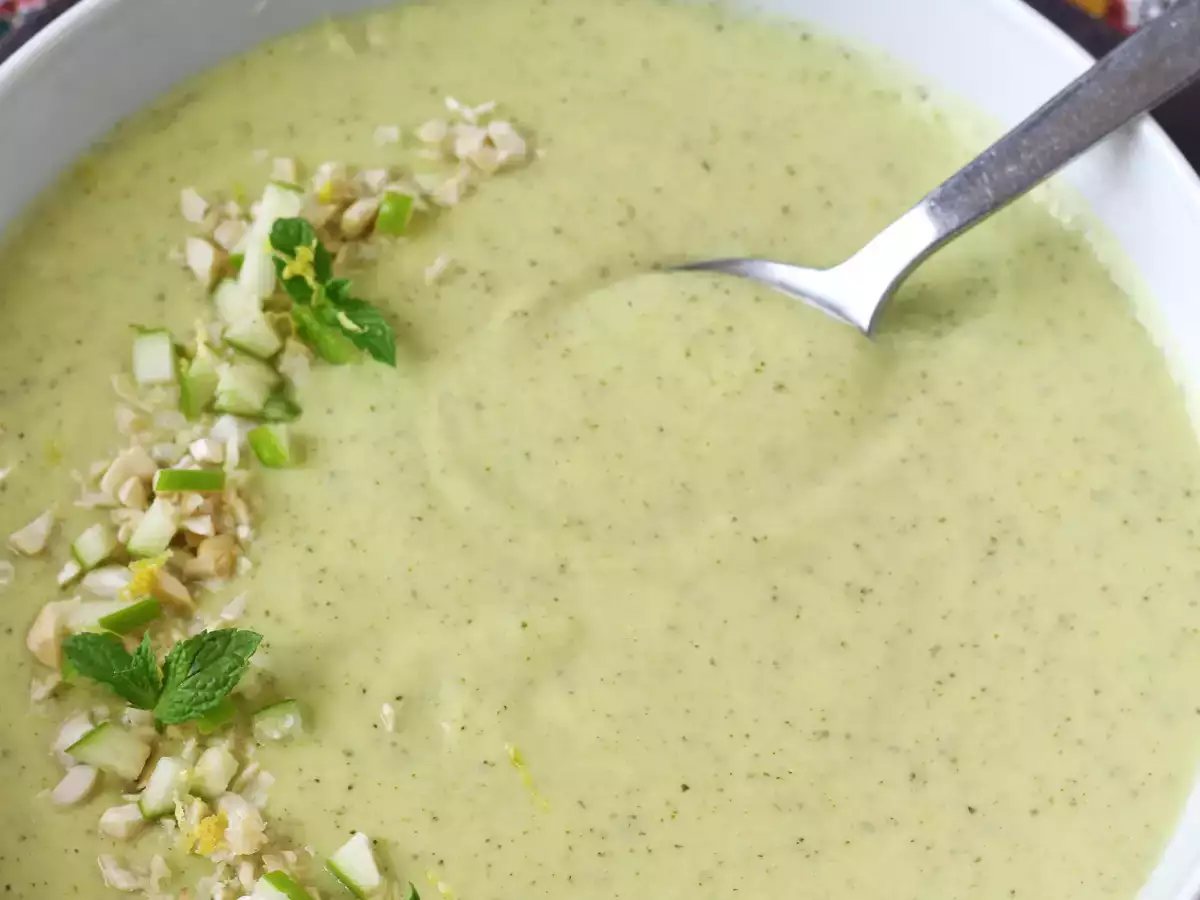 Courgettecrème met groene appel en yoghurt: klaar in 30 minuten - foto 2