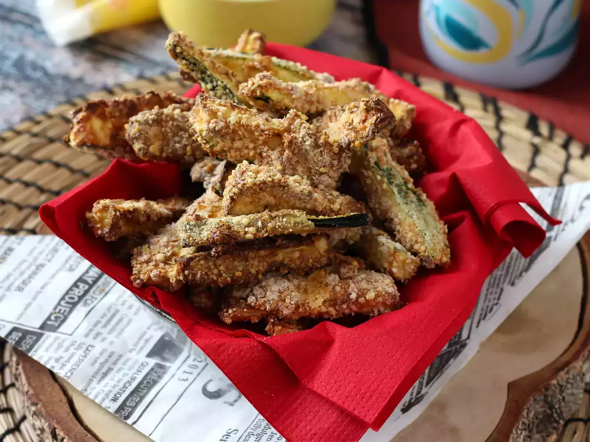 Courgettefrietjes uit de airfryer - foto 4