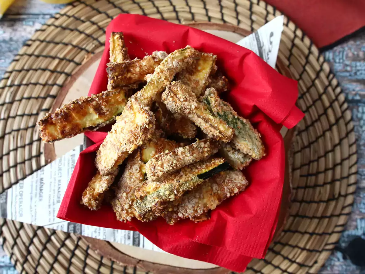 Courgettefrietjes uit de airfryer - foto 5