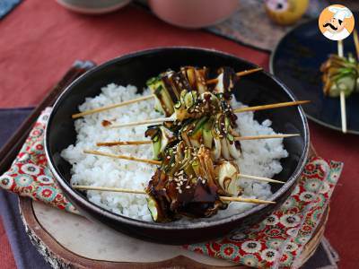 Courgettekebabs met een heerlijke, pittige Aziatische saus - foto 4