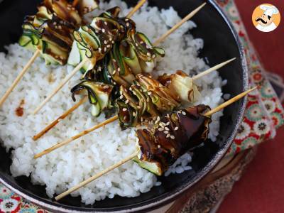 Courgettekebabs met een heerlijke, pittige Aziatische saus - foto 5