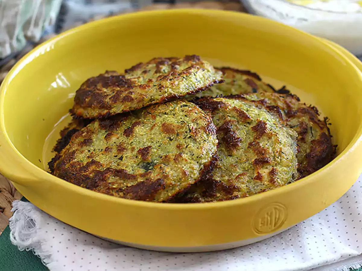 Courgettekoekjes met feta