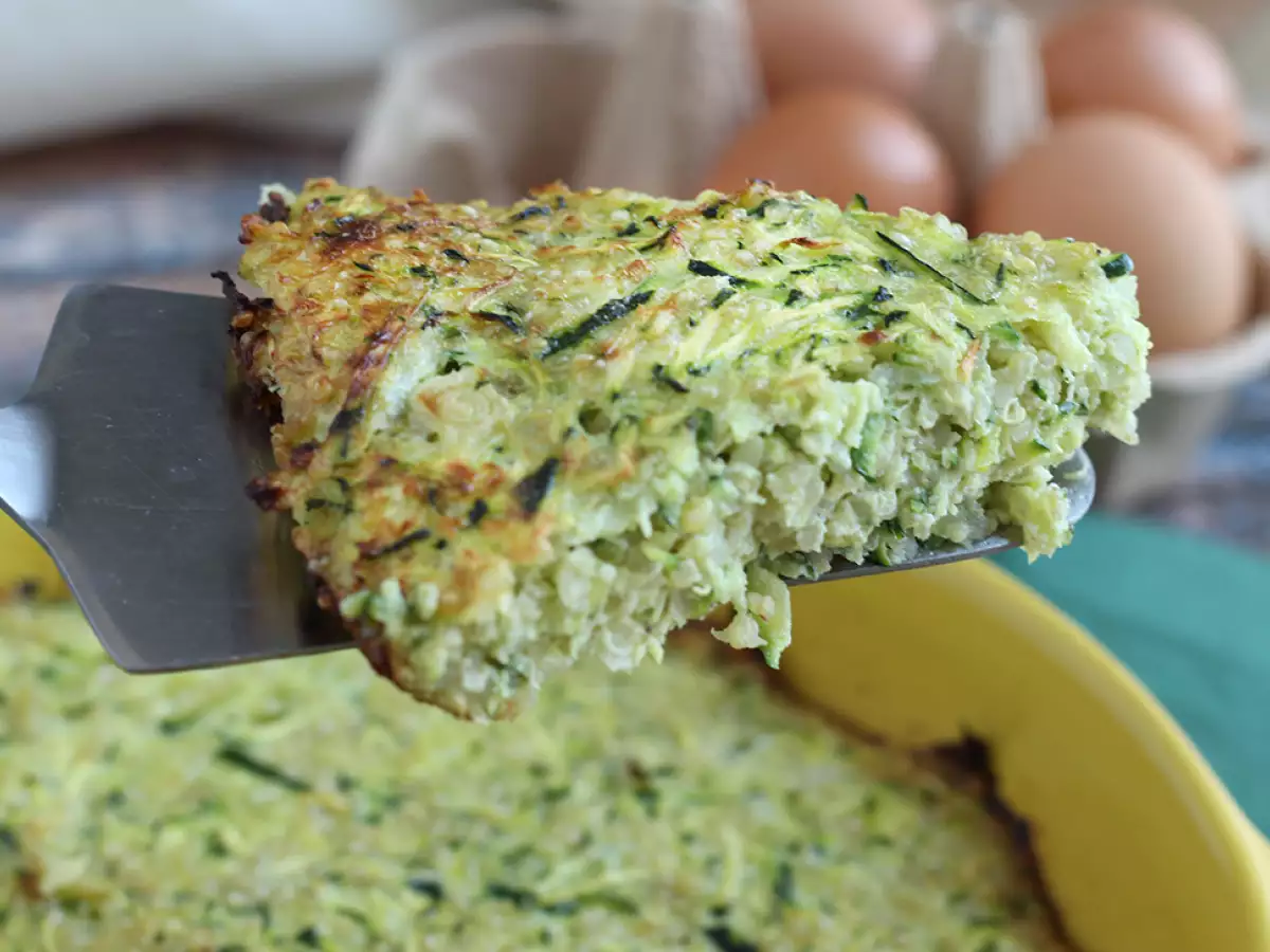 Courgetteomelet met quinoa - foto 3