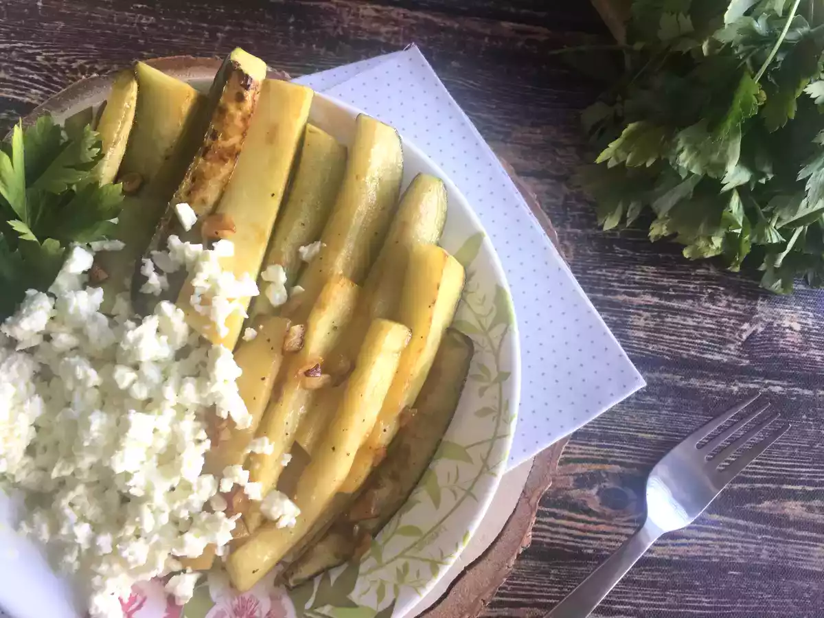 Courgettes met citroen en feta - foto 2