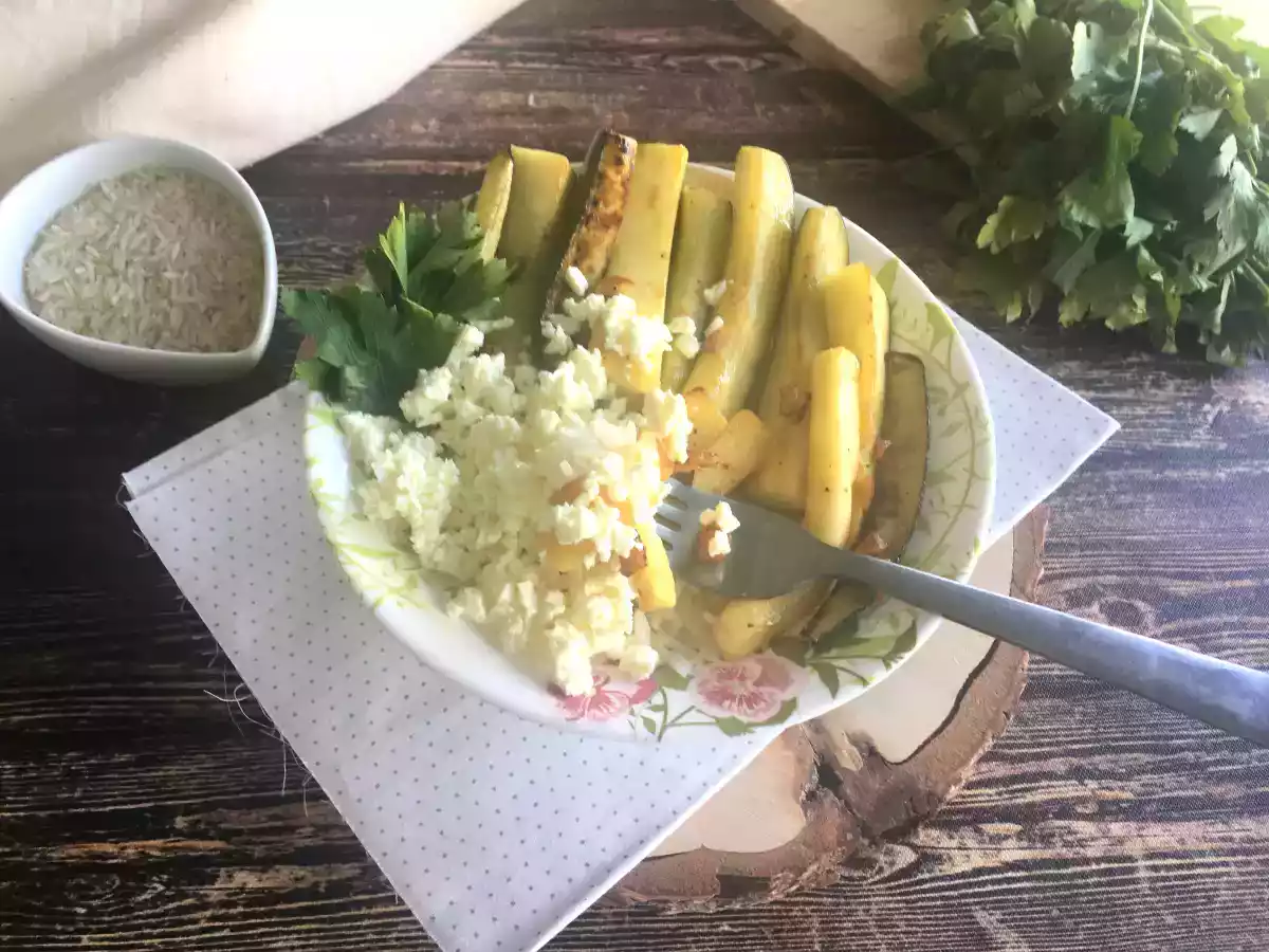 Courgettes met citroen en feta - foto 3