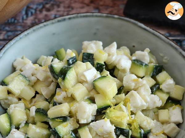 Courgettesalade met geitenkaas en citroen - foto 2