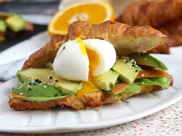 Recept Croissantsandwich voor de brunch
