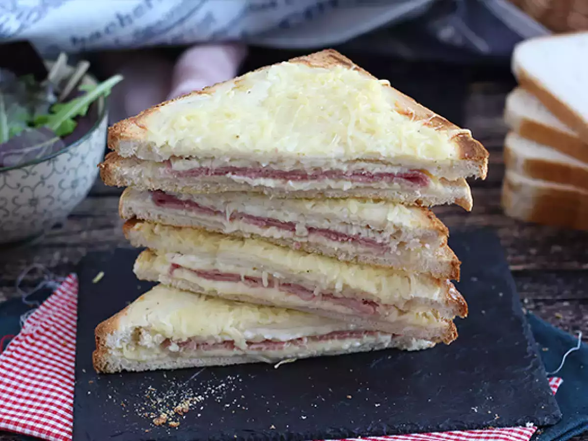 Croque-monsieur met béchamelsaus - foto 3