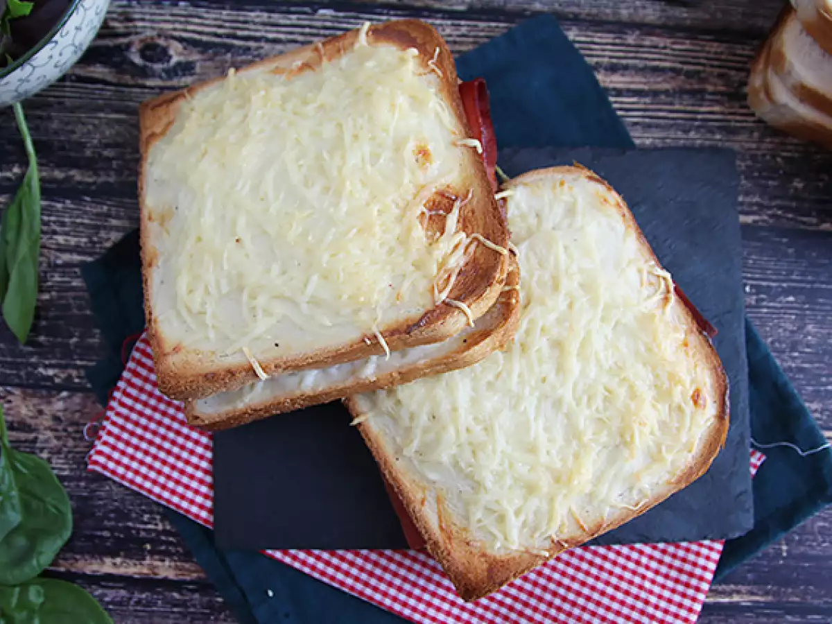 Croque-monsieur met béchamelsaus - foto 4