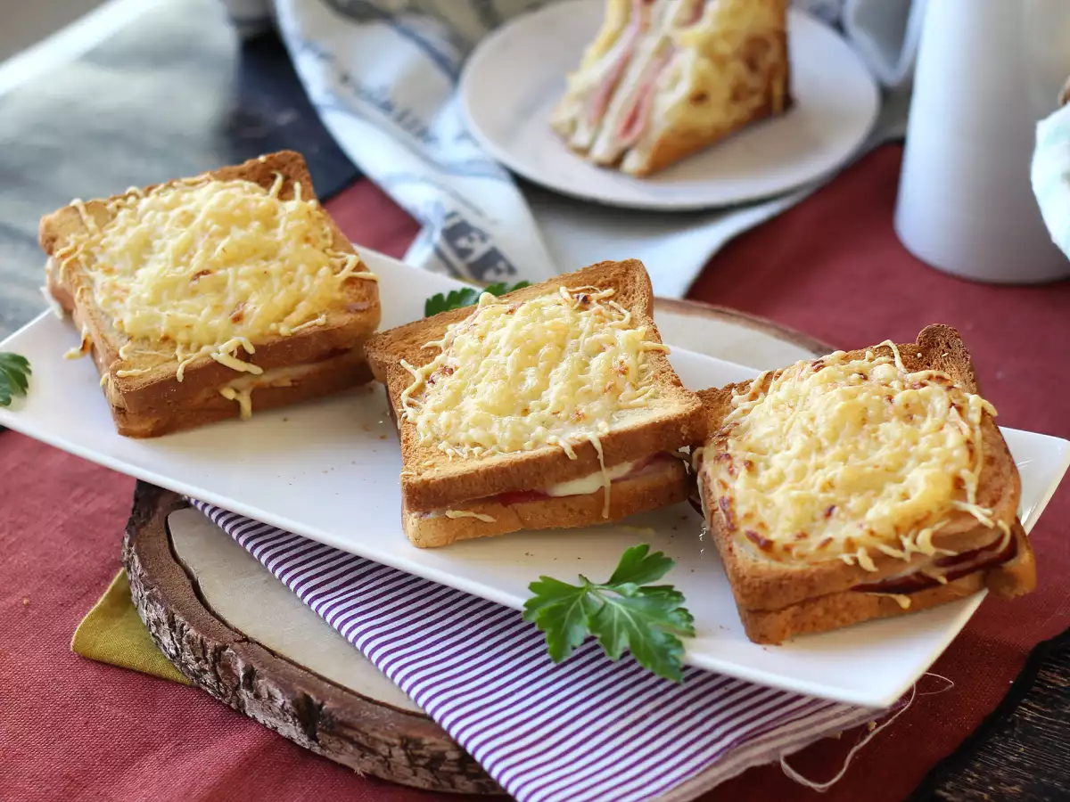Croque-monsieur uit de Airfryer