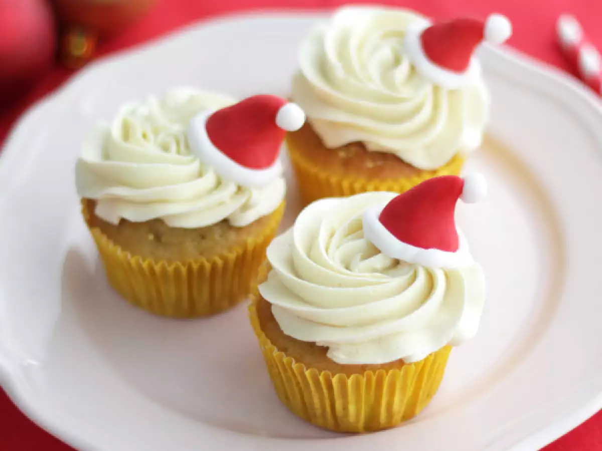 Cupcakes versieren voor Kerstmis - foto 2