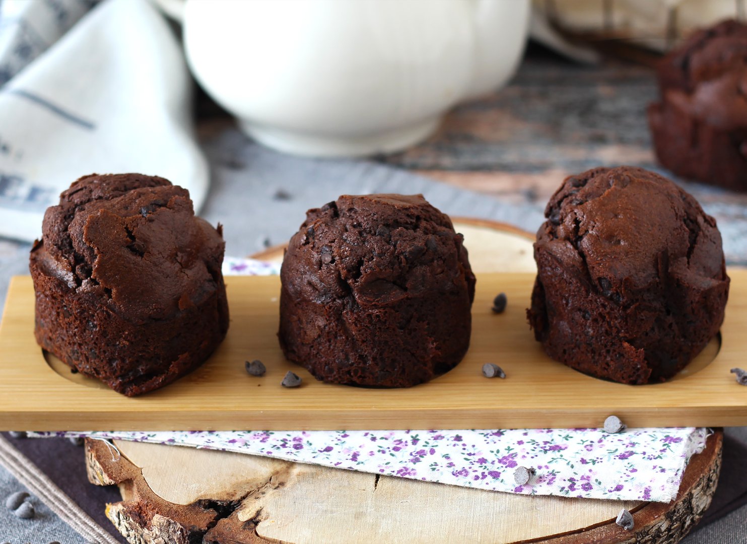 De beste chocolademuffins recept: groot en vochtig