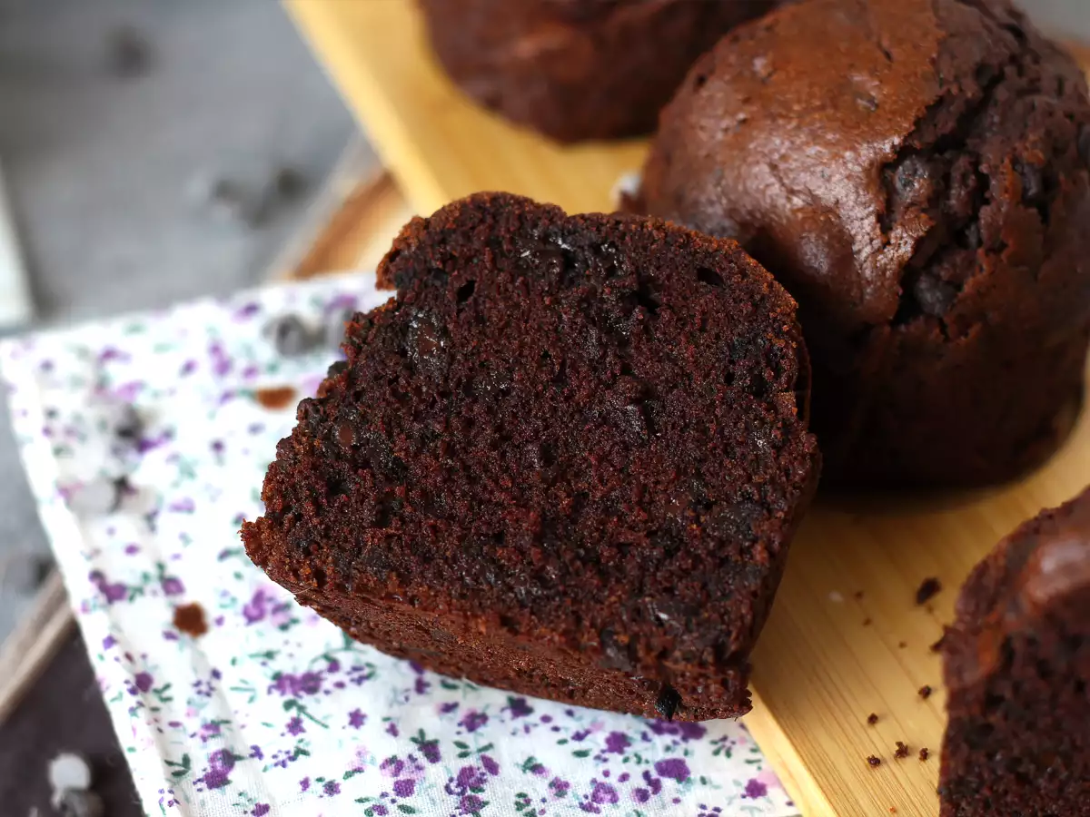 De lekkerste chocolademuffins: extra groot en heerlijk luchtig - foto 2