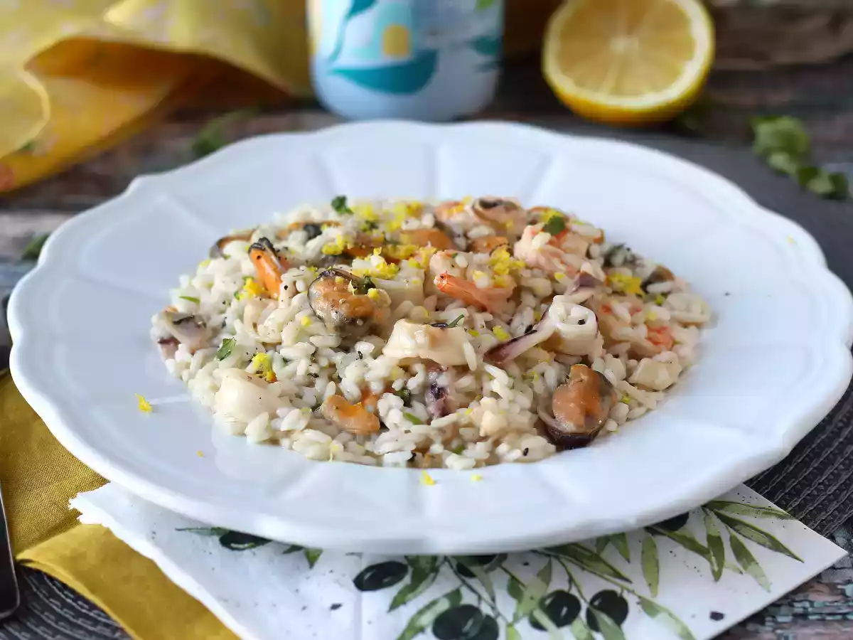 Diepvriesrisotto met zeevruchten: de ideale oplossing voor een snelle en lekkere