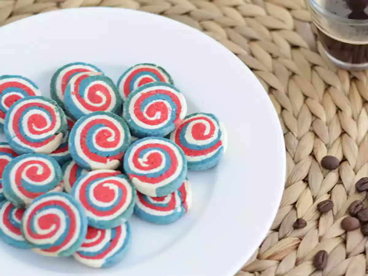 Driekleurige zandkoekjes, Franse vlag