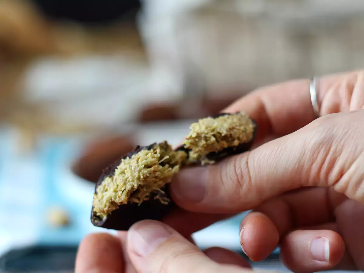 Dubai kauwbare koekjes, het virale recept voor mochi's met pistache en kadaivulling - foto 2