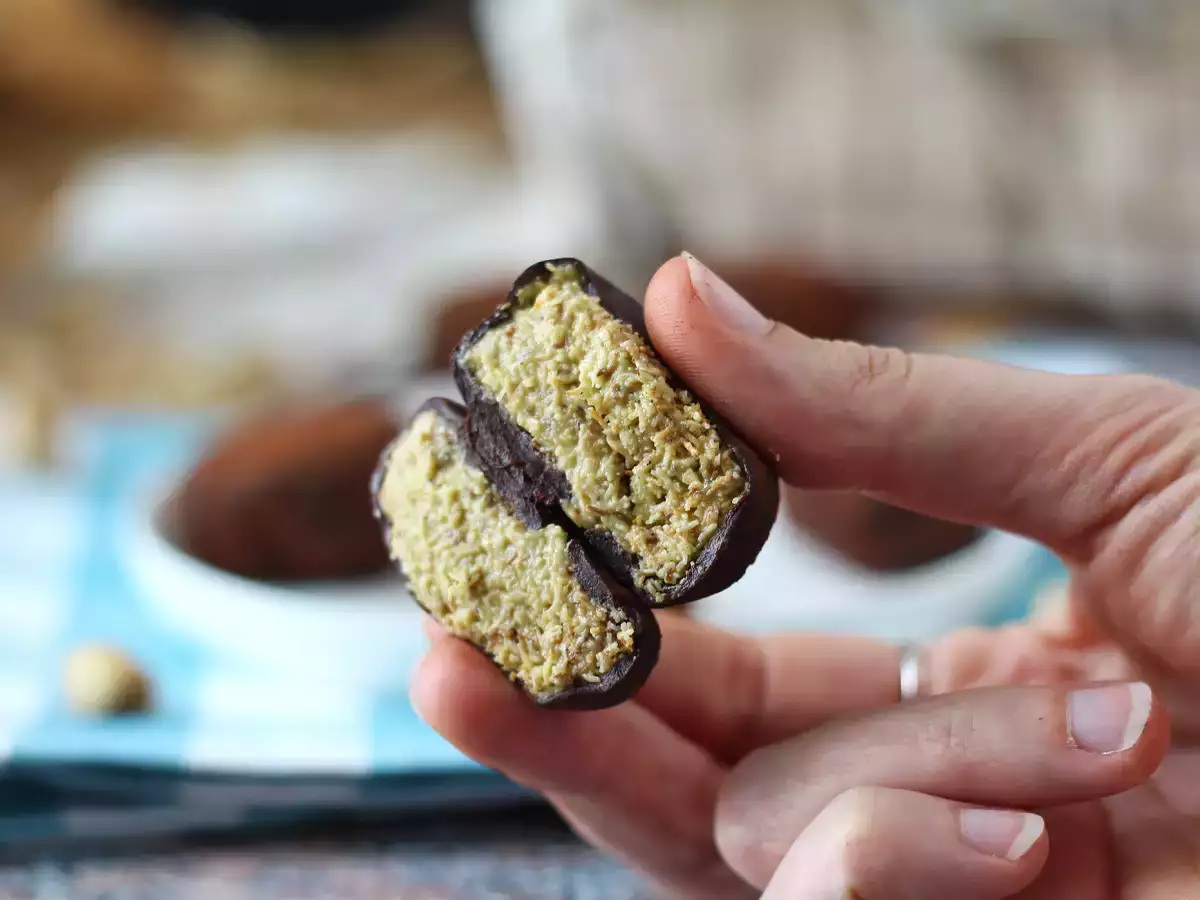 Dubai kauwbare koekjes, het virale recept voor mochi's met pistache en kadaivulling - foto 4