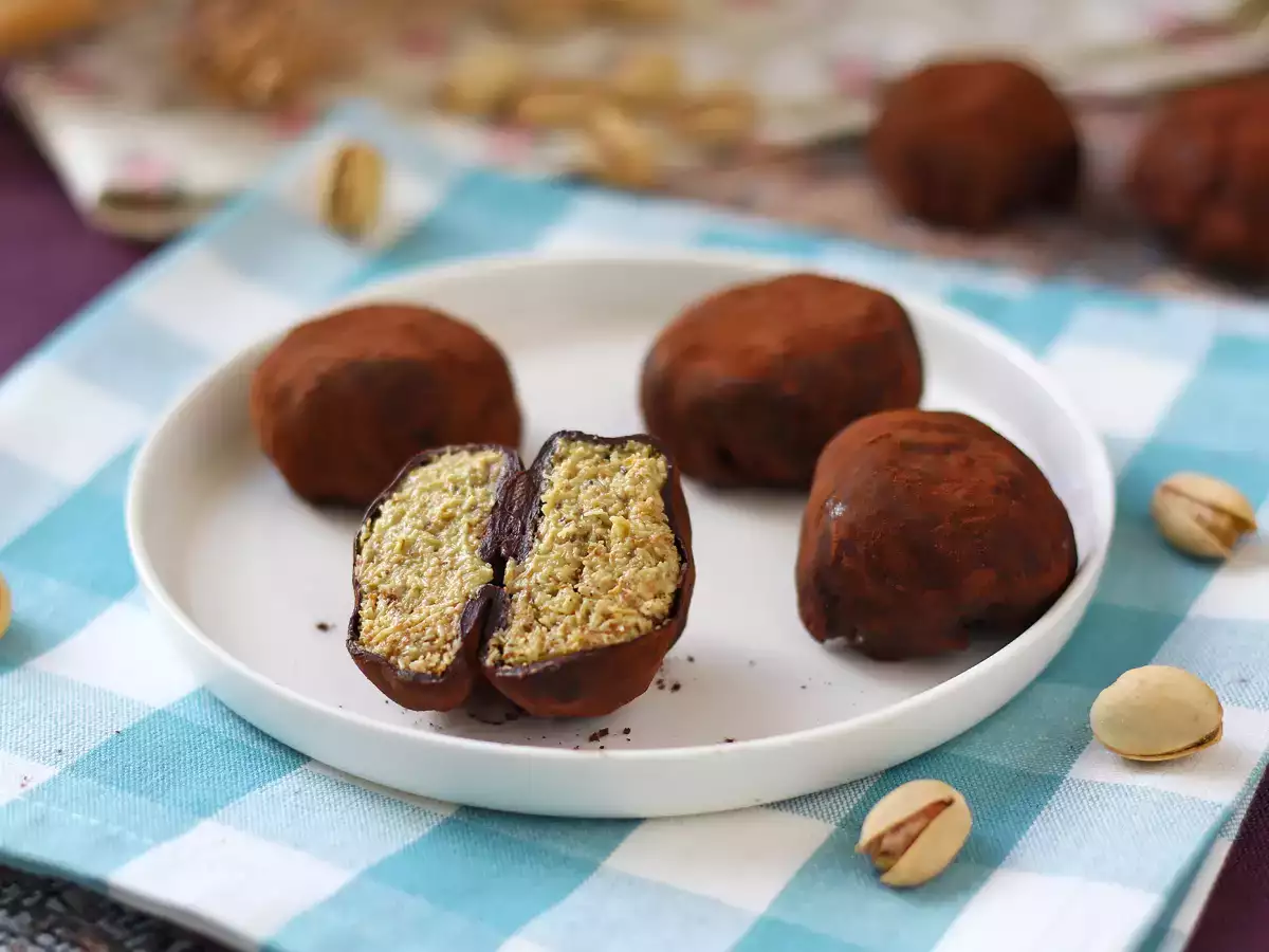 Dubai kauwbare koekjes, het virale recept voor mochi's met pistache en kadaivulling - foto 7