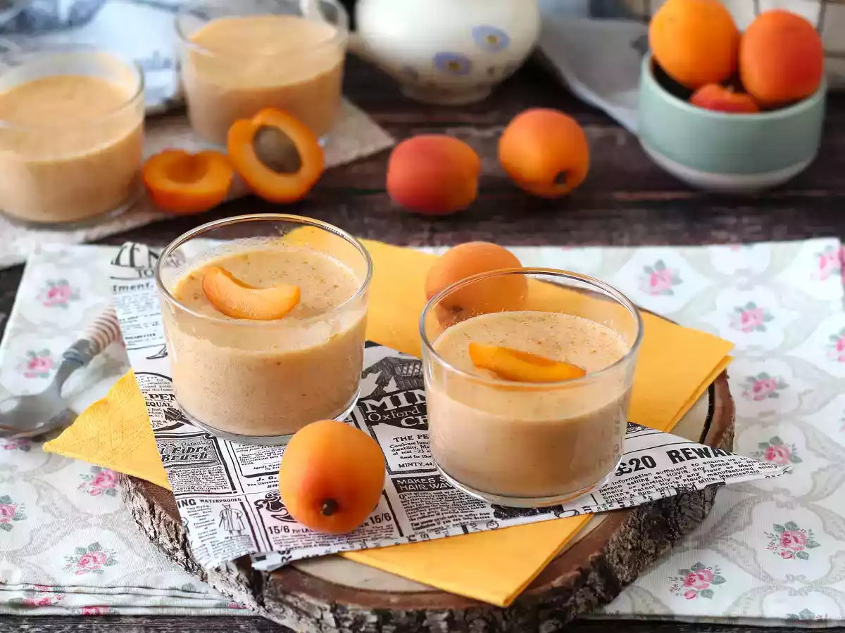 Een abrikozenmousse die supermakkelijk te maken is, zonder koken en met maar een paar ingrediënten! - foto 2