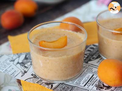 Een abrikozenmousse die supermakkelijk te maken is, zonder koken en met maar een paar ingrediënten!