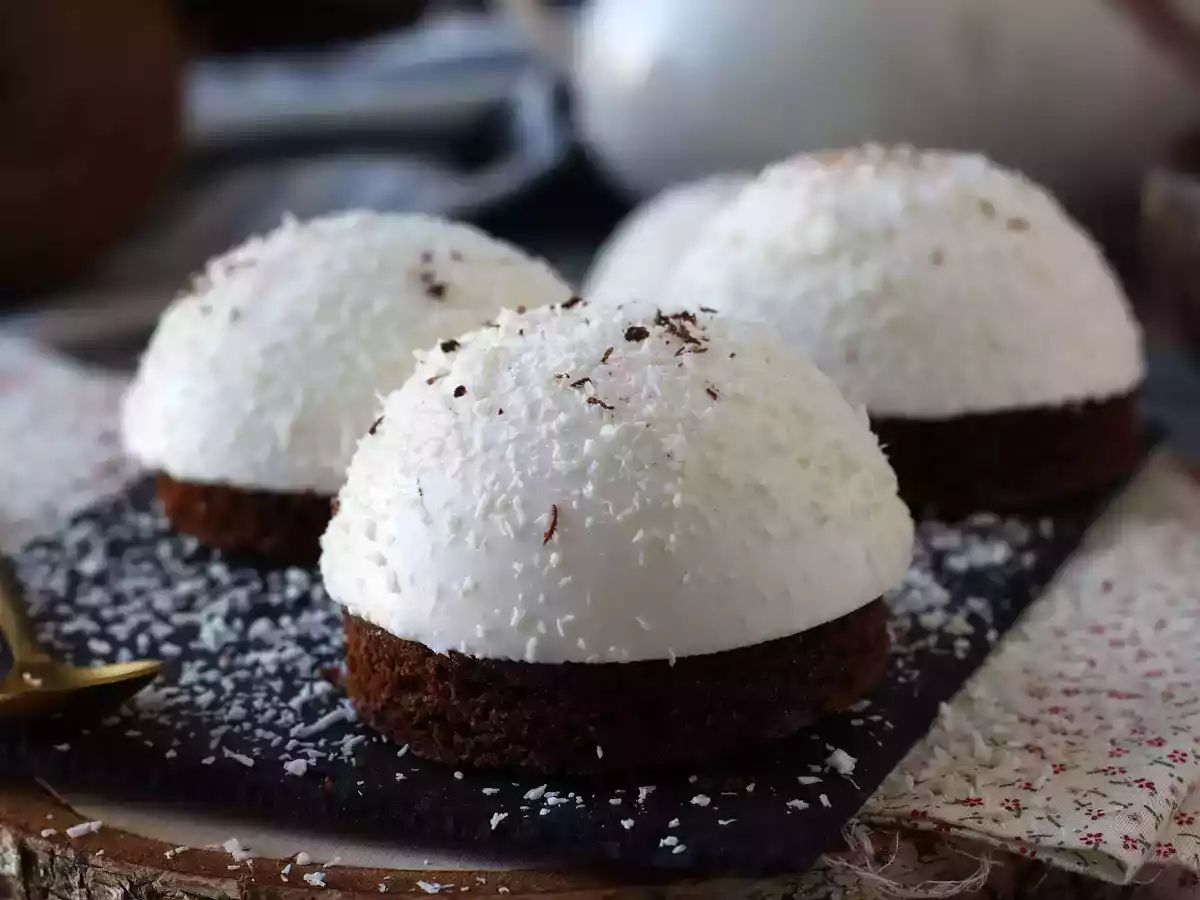 Een chocolade- en kokosdessert dat zowel smelt als knapperig is! - foto 3