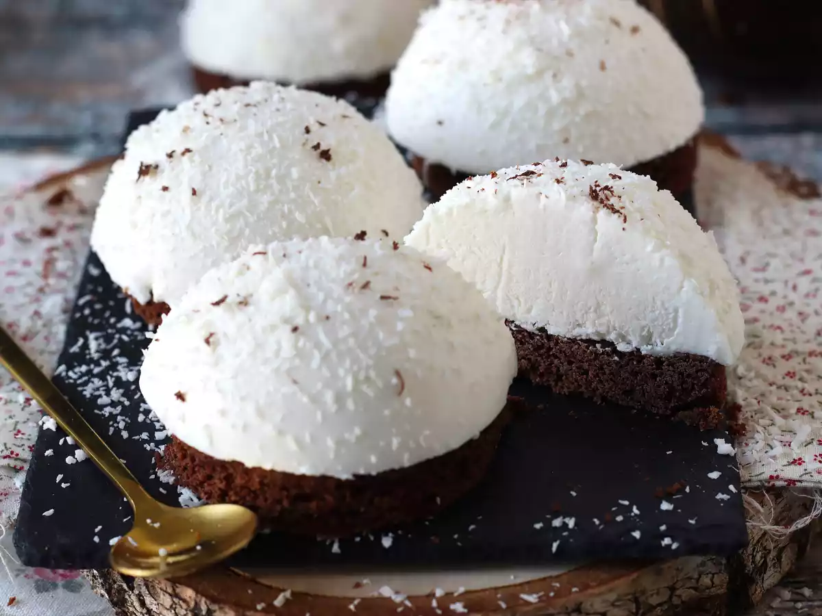 Een chocolade- en kokosdessert dat zowel smelt als knapperig is! - foto 4