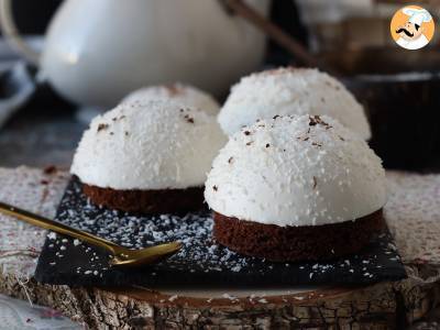 Een chocolade- en kokosdessert dat zowel smelt als knapperig is!