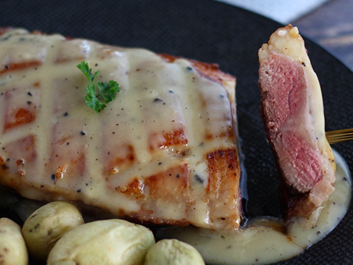 Eendenborst met truffelsaus - foto 4