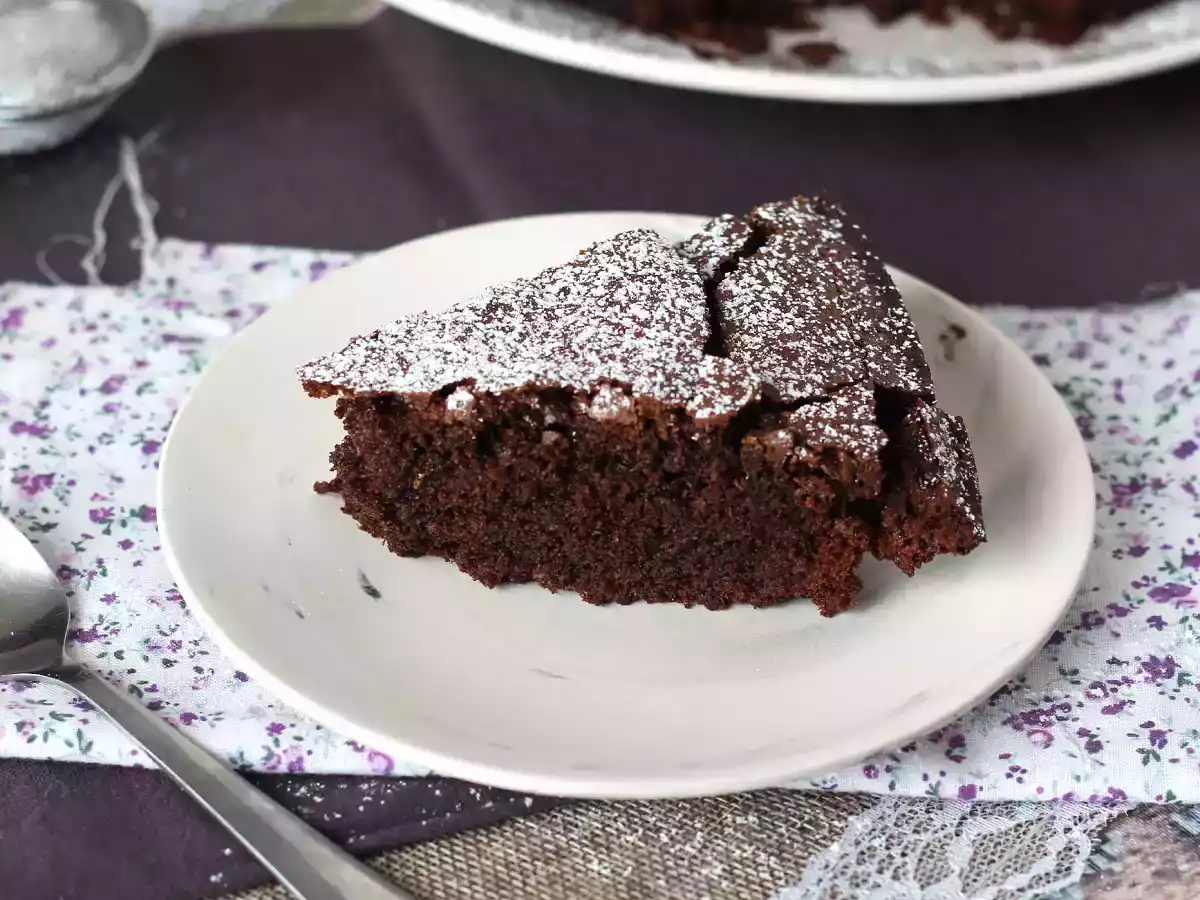Eenvoudige chocoladetaart - foto 3