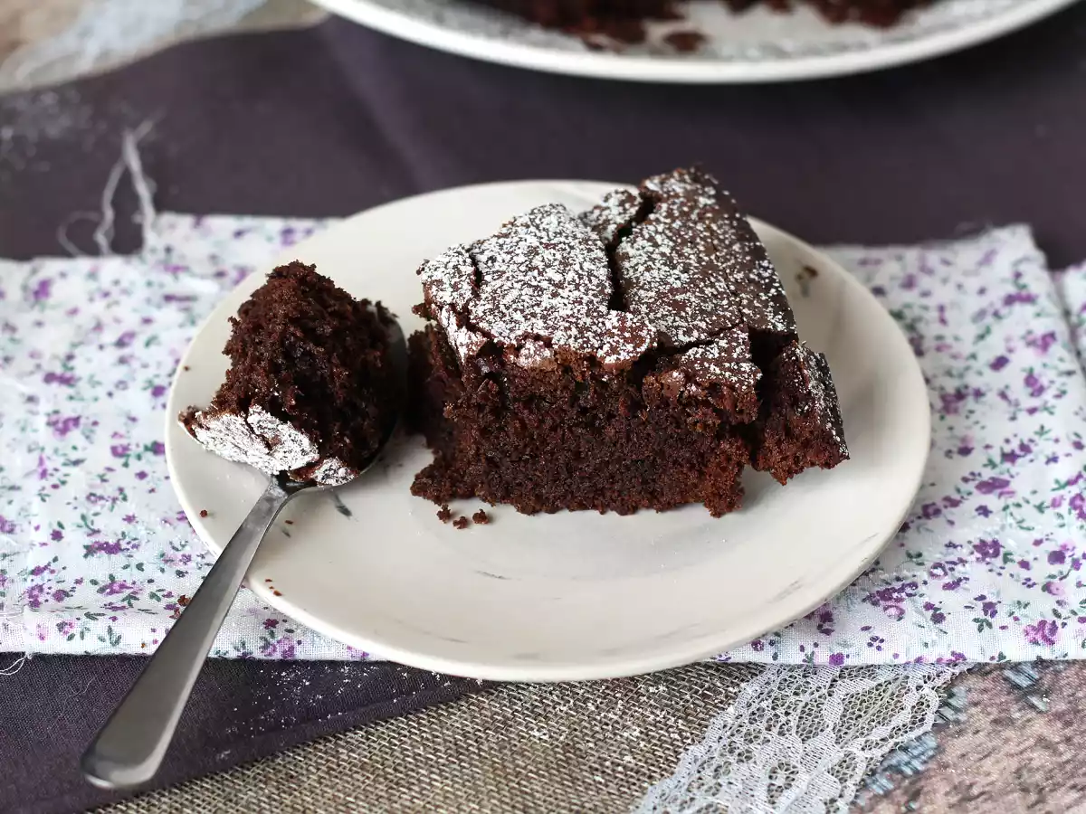 Eenvoudige chocoladetaart - foto 7