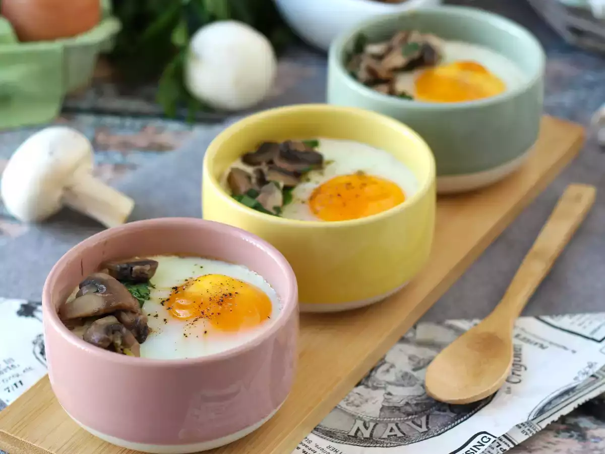 Eieren uit de oven met champignons: een snel en heerlijk hartverwarmend recept! - foto 5