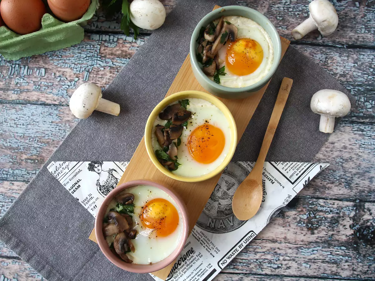 Eieren uit de oven met champignons: een snel en heerlijk hartverwarmend recept! - foto 6