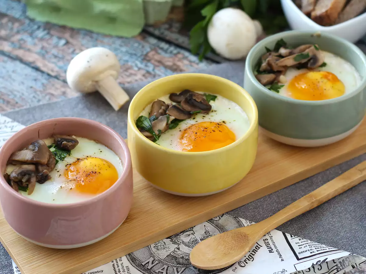 Eieren uit de oven met champignons: een snel en heerlijk hartverwarmend recept! - foto 7