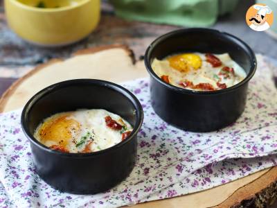 Eierschotel met geitenkaas en zongedroogde tomaten uit de Air Fryer! - foto 3