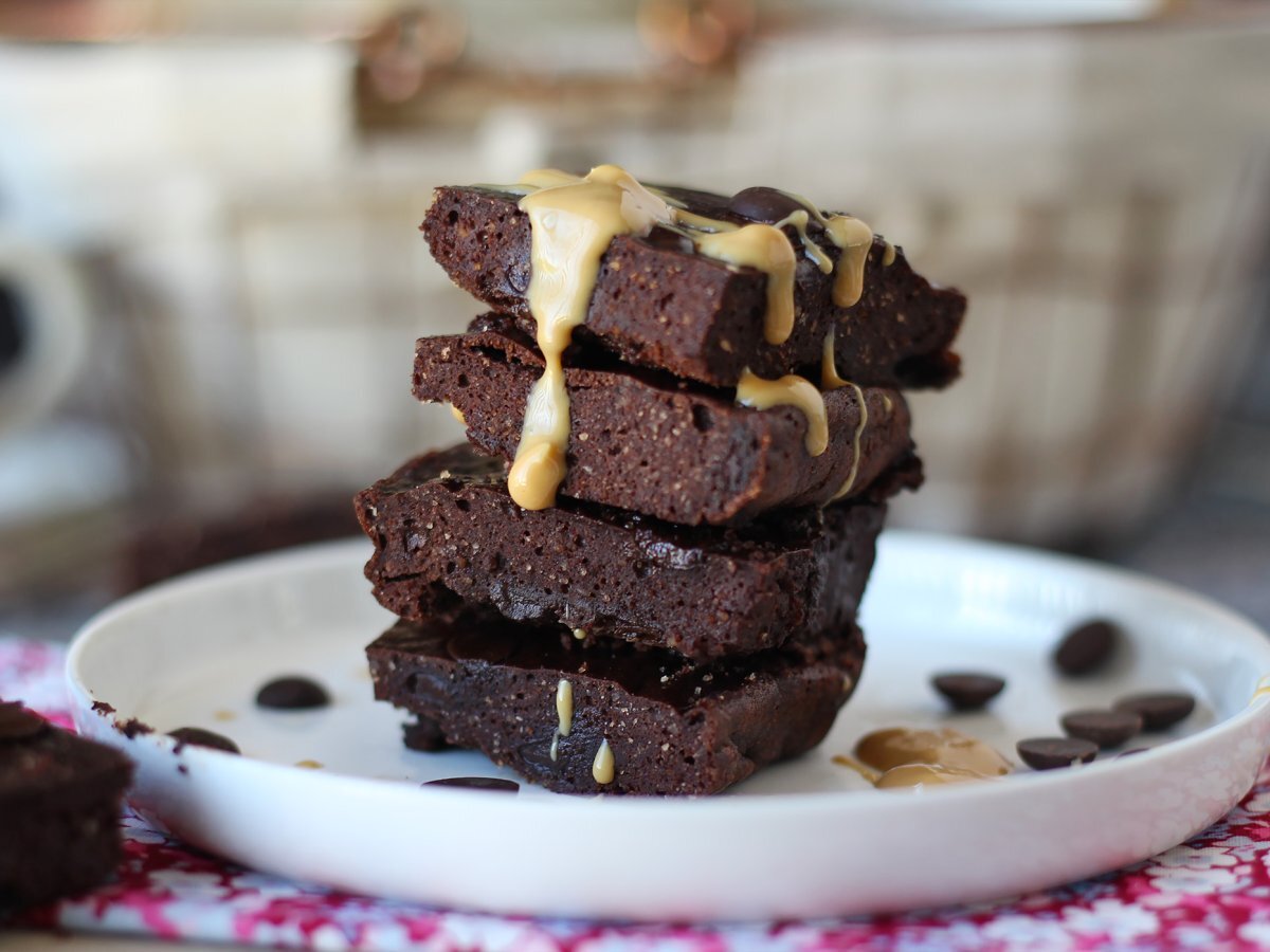 Eiwitbrownie met wei, natuurlijk glutenvrij