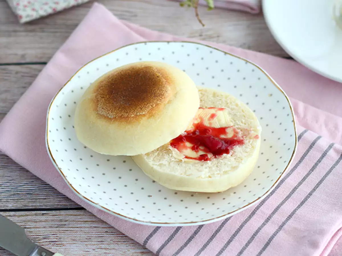 Engelse muffins (makkelijk en luchtig) - foto 2
