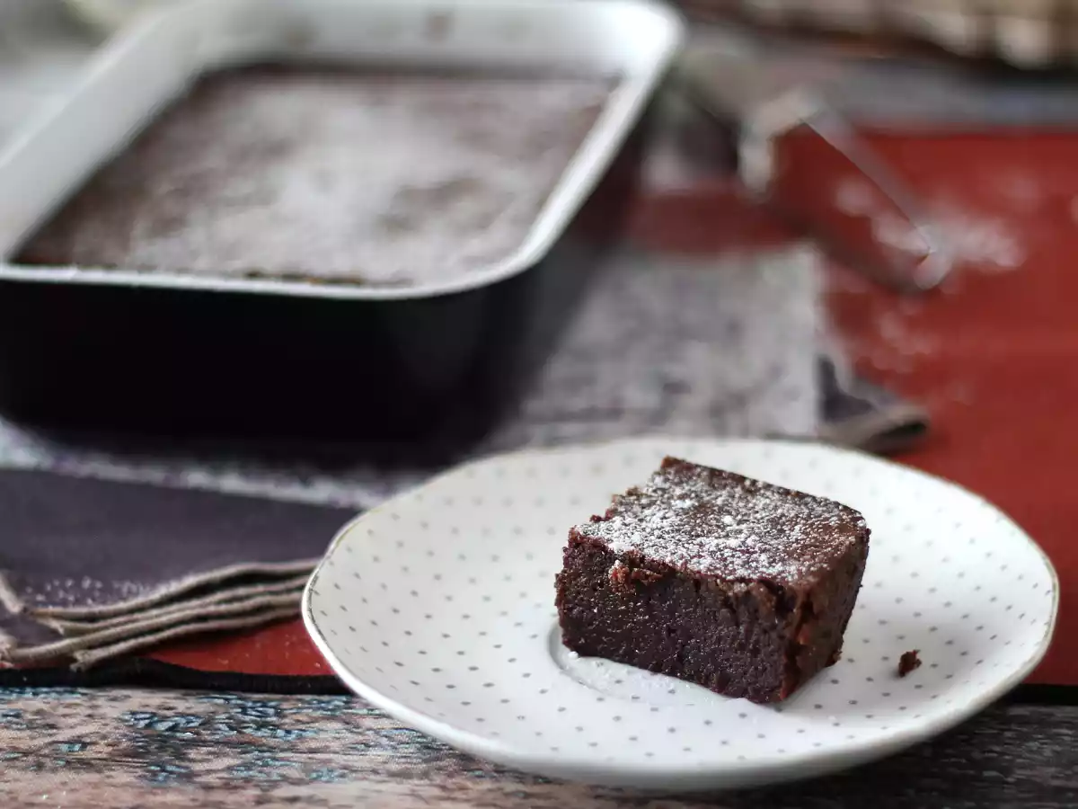 EXTRA FONDANT chocolade en kastanje roomtaart met slechts 4 ingrediënten