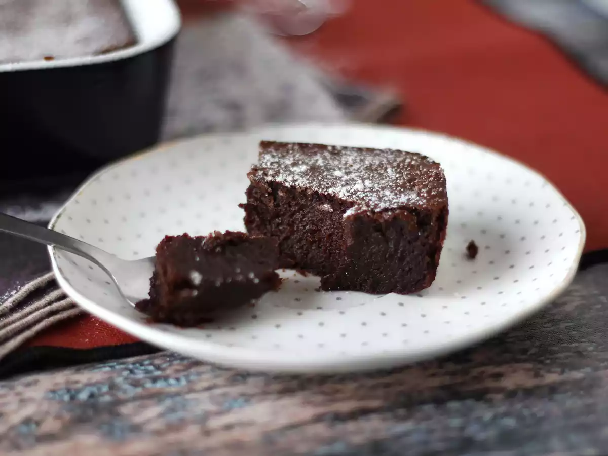 EXTRA FONDANT chocolade en kastanje roomtaart met slechts 4 ingrediënten - foto 5