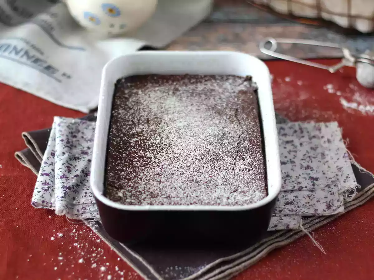 EXTRA FONDANT chocolade en kastanje roomtaart met slechts 4 ingrediënten - foto 6
