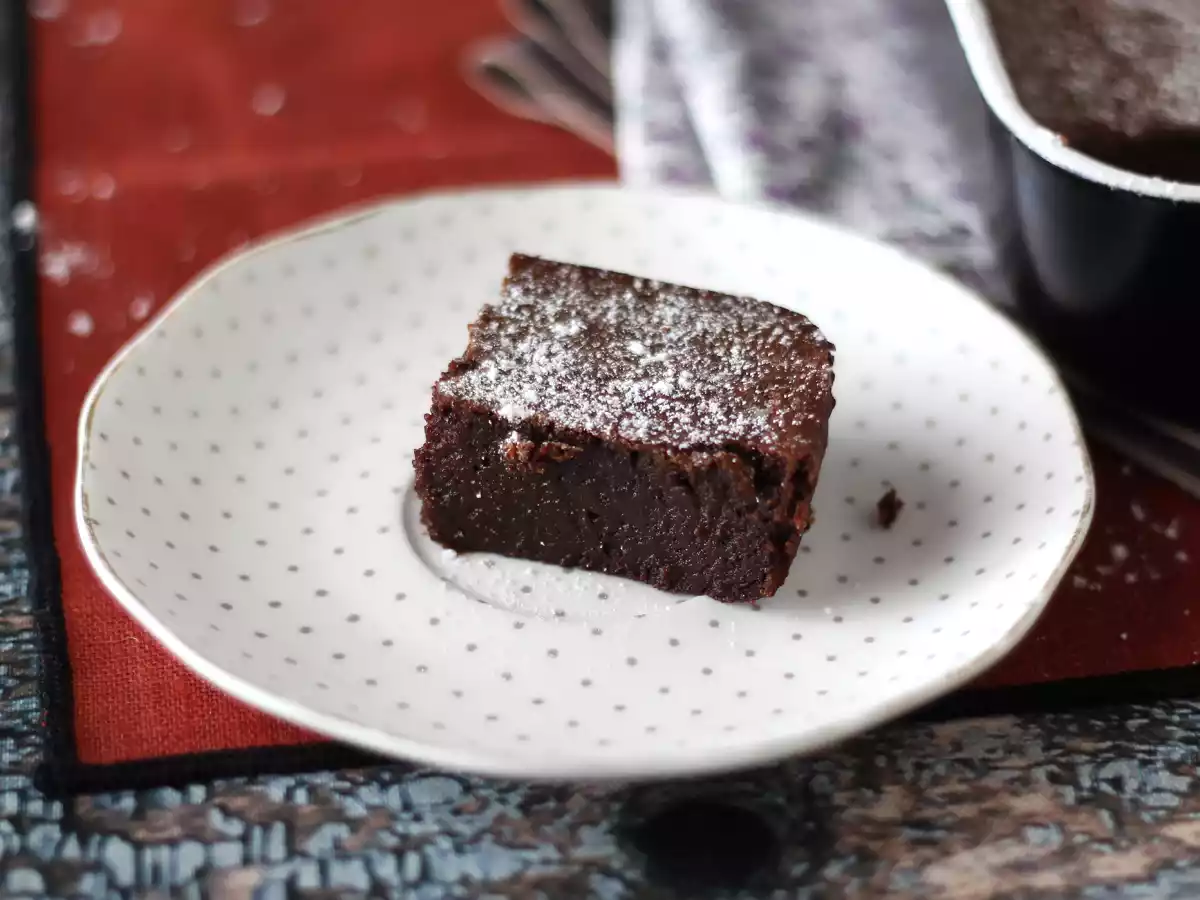 EXTRA FONDANT chocolade en kastanje roomtaart met slechts 4 ingrediënten - foto 7