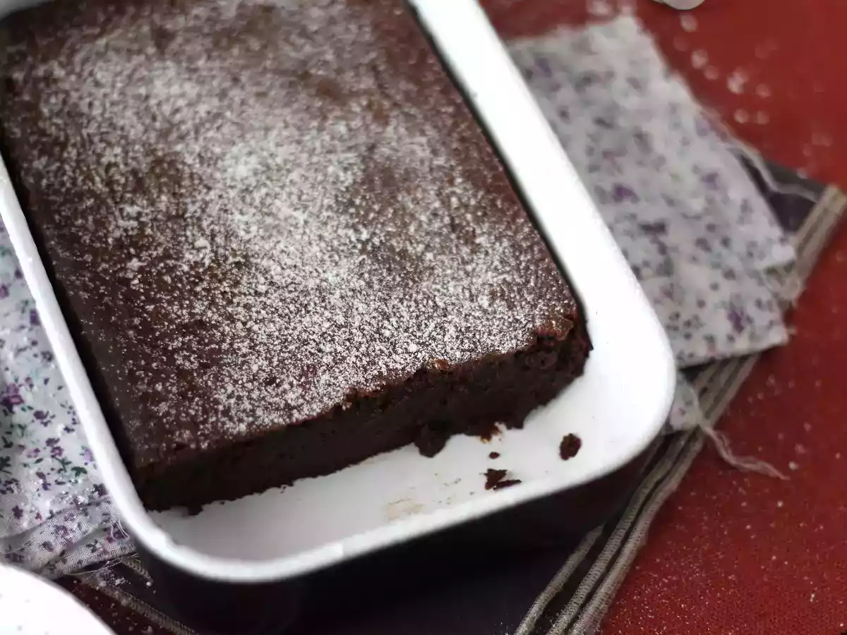 EXTRA FONDANT chocolade en kastanje roomtaart met slechts 4 ingrediënten - foto 8