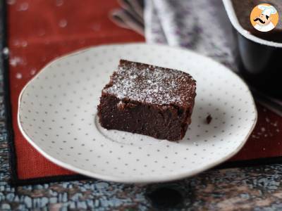 EXTRA FONDANT chocolade en kastanje roomtaart met slechts 4 ingrediënten - foto 7