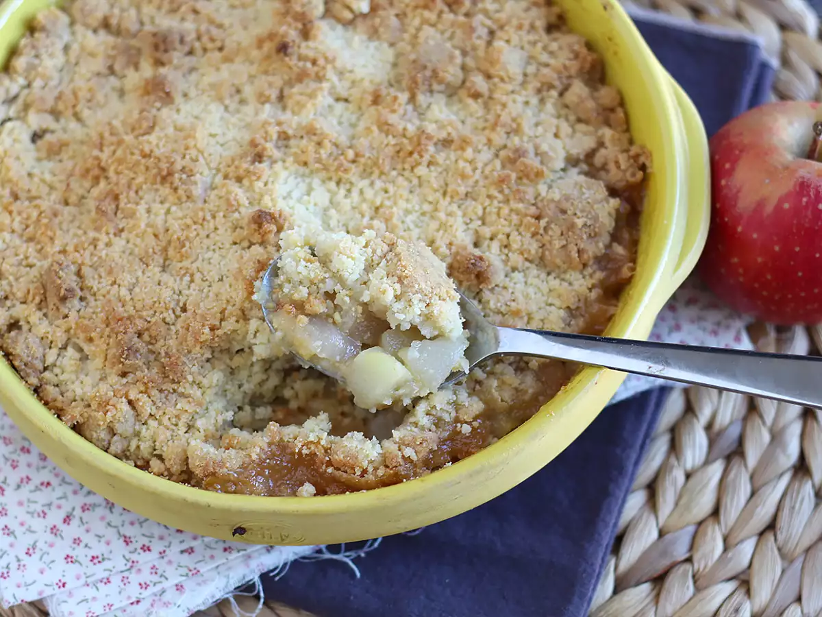 Extra knapperige en smeuïge appel-perencrumble - foto 3