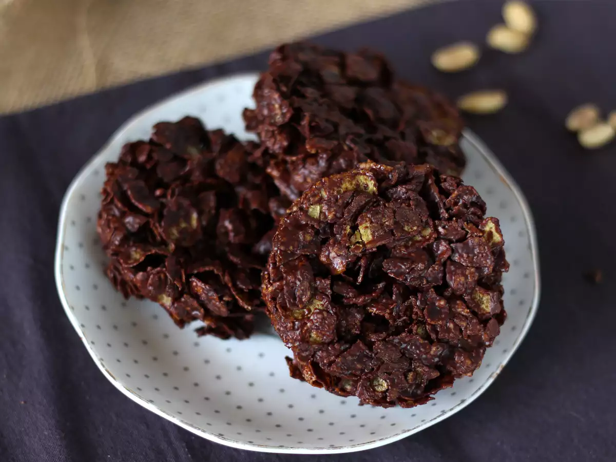 Extra krokante chocolade-pindarotsjes - foto 2